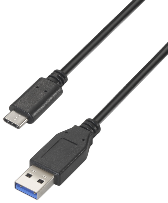 Aisens Cable USB 3.1 Gen 2 10Gbps 3A USB-C a USB-A Negro 0,5m Aisens Cable USB 3.1 Gen 2 10Gbps 3A USB-C a USB-A Negro 0,5m