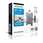 Aisens Soporte de Pared Giratorio e Inclinable WT42TSE-007 para TV de 23-42 Pulgadas, Negro