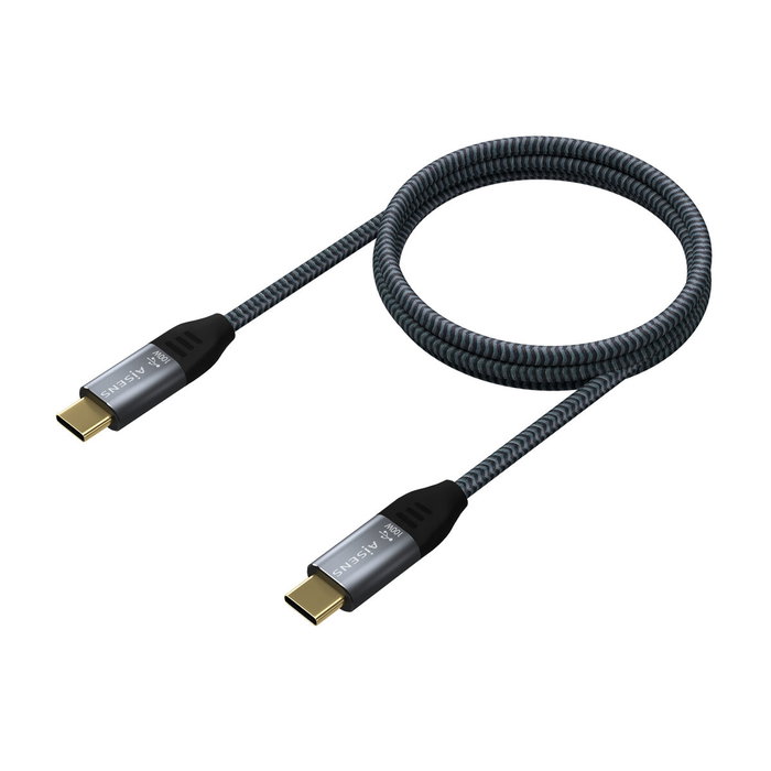 Aisens Cable USB 2.0 Aluminio 100W 5A USB-C a USB-C 2m Gris