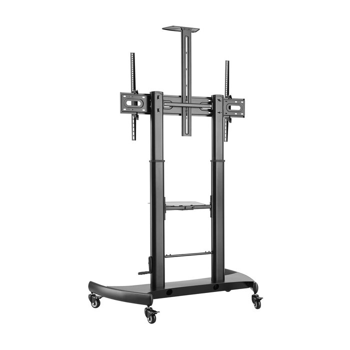 Aisens Soporte de Suelo ECO con Ruedas y Manivela FT100TE-123 Negro