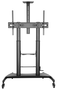 Aisens Soporte de Suelo ECO con Ruedas y Manivela FT100TE-123 Negro