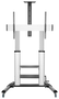 Aisens FT100TE-125 Soporte de Suelo con Ruedas y Manivela para TV 60-100 pulg.