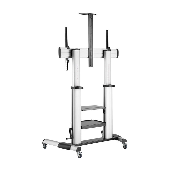 Aisens FT100TE-125 Soporte de Suelo con Ruedas y Manivela para TV 60-100 pulg.