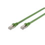 Digitus Cable de red Cat6a S/FTP 1 m Verde