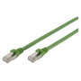 Digitus Cable de red Cat6a S/FTP 1 m Verde