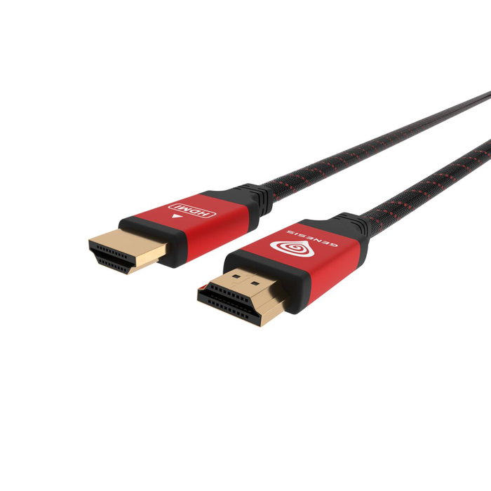 GENESIS Cable HDMI NKA-0787 3m Negro/Rojo Versión 1.4 3D