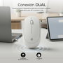 Subblim Business Plus Silencioso Ratón Inalámbrico Blanco 1200 DPI