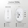 Subblim Business Plus Silencioso Ratón Inalámbrico Blanco 1200 DPI