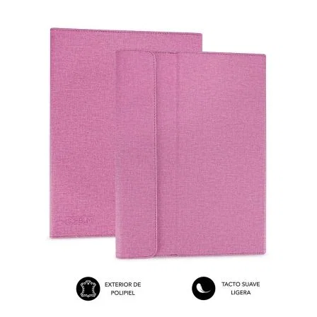 Subblim SUB-CUT-1CT003 Funda Clever Stand Universal para Tablets de 9.6-11 pulgadas con Cierre Magnético, Sujeción por Silicona y 3 Ángulos - Rosa Subblim SUB-CUT-1CT003 Funda Clever Stand Universal para Tablets de 9.6-11 pulgadas con Cierre Magnético, Sujeción por Silicona y 3 Ángulos - Rosa
