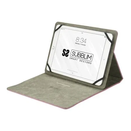 Subblim SUB-CUT-1CT003 Funda Clever Stand Universal para Tablets de 9.6-11 pulgadas con Cierre Magnético, Sujeción por Silicona y 3 Ángulos - Rosa Subblim SUB-CUT-1CT003 Funda Clever Stand Universal para Tablets de 9.6-11 pulgadas con Cierre Magnético, Sujeción por Silicona y 3 Ángulos - Rosa