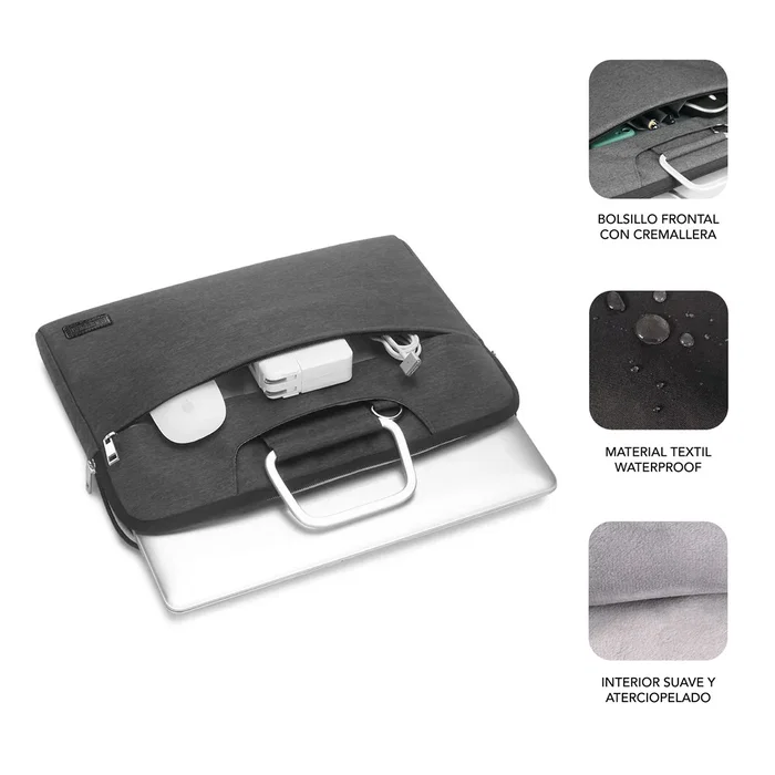 Subblim Business Laptop Sleeve 15,6 pulgadas Gris