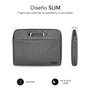 Subblim Maletín Business Laptop Sleeve 15,6 pulg Gris