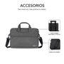 Subblim Maletín Business Laptop Sleeve 15,6 pulg Gris