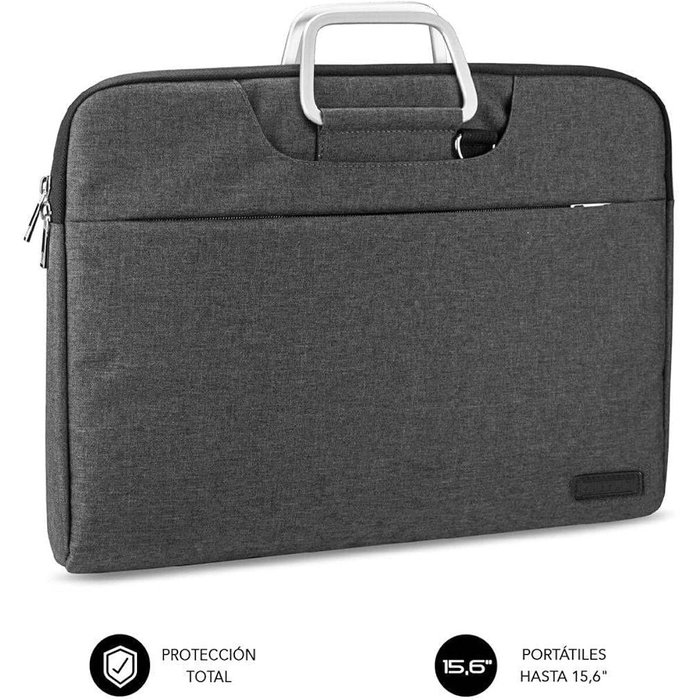 Subblim Maletín Business Laptop Sleeve 15,6 pulg Gris