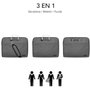Subblim Maletín Business Laptop Sleeve 15,6 pulg Gris