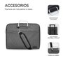 Subblim Maletín Business Laptop Sleeve 15,6 pulg Gris