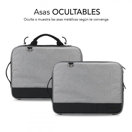 Subblim Funda Ordenador Advance Laptop Sleeve 13,3-14" Gris SUB-LS-2AS0001
