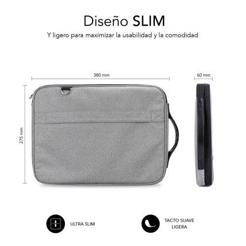 Subblim Funda Ordenador Advance Laptop Sleeve 13,3-14" Gris SUB-LS-2AS0001