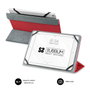 Subblim Funda Freecam Case para Tablet de hasta 10.1 pulgadas, Rojo, Tacto Cloth