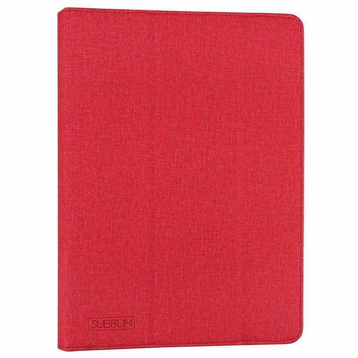 Subblim Funda Freecam Case para Tablet de hasta 10.1 pulgadas, Rojo, Tacto Cloth