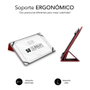 Subblim Funda Freecam Case para Tablet de hasta 10.1 pulgadas, Rojo, Tacto Cloth