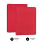 Subblim Funda Freecam Case para Tablet de hasta 10.1 pulgadas, Rojo, Tacto Cloth