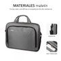 Subblim Maletín Oxford Laptop Bag 11-12,5 pulgadas Gris
