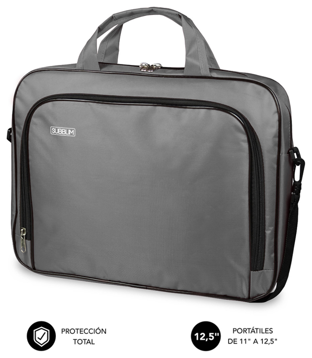Subblim Maletín Oxford Laptop Bag 11-12,5 pulgadas Gris