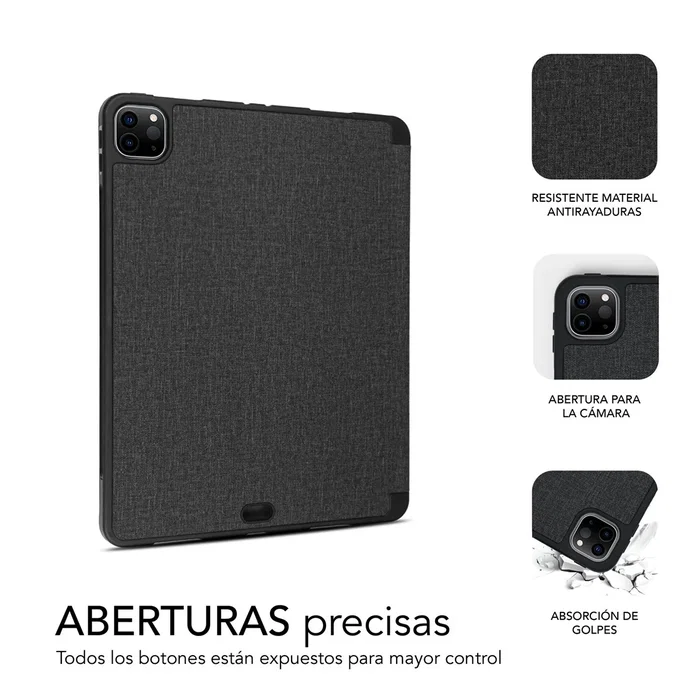 Subblim Funda SubCST-5SC351 para Apple iPad Pro 11'' 2021/2020/2018, Funda Smart Cover con Soporte Pencil, Cierre Magnético, 2 Ángulos, Protectora Antigolpes