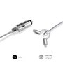 Subblim Cargador de Coche Dual Alum 2.4A con Cable 3 en 1 Plata