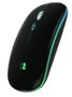 Subblim LED Dual Flat Mouse Black con Bluetooth y Receptor USB, 1600 DPI, Negro