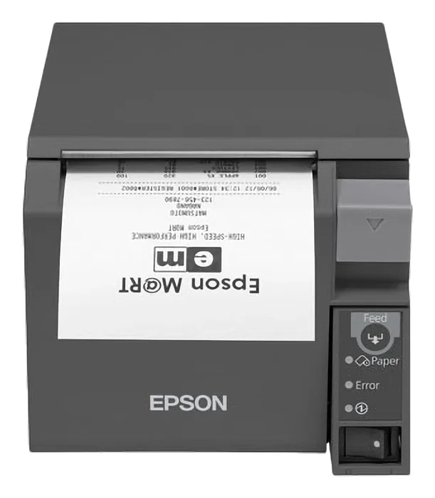 Epson TM-T70II Impresora de recibos térmica USB-RS232 negra de 80mm