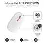 Subblim LED Dual Flat Mouse White