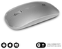 Subblim Dual Flat Mouse Plata Recargable 1600 DPI