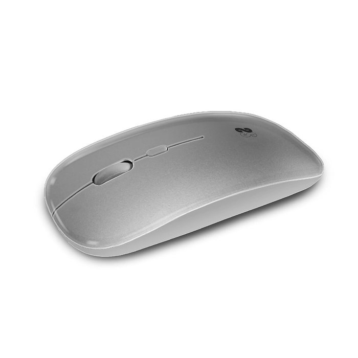 Subblim Dual Flat Mouse Plata Recargable 1600 DPI