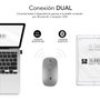 Subblim Dual Flat Mouse Plata Recargable 1600 DPI