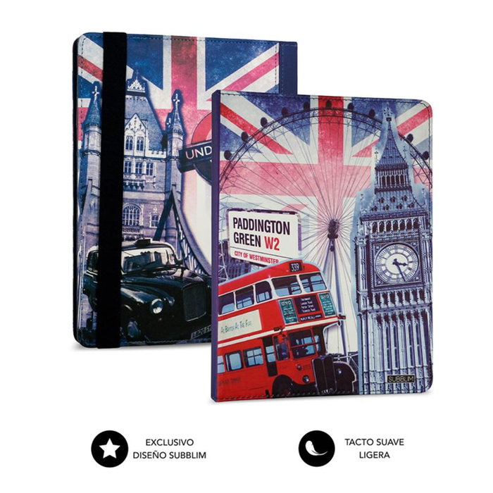 Subblim Keytab USB England Funda con Teclado para Tablet 10,1 pulgadas Subblim Keytab USB England Funda con Teclado para Tablet 10,1 pulgadas