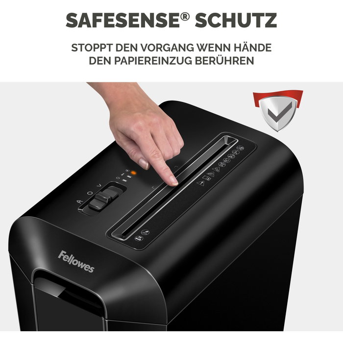 Fellowes LX65 Destructora de Papel en Partículas Negra Fellowes LX65 Destructora de Papel en Partículas Negra