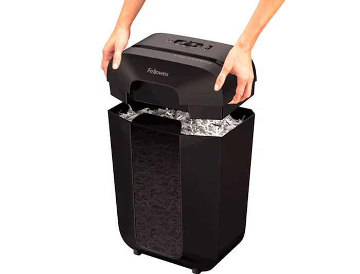 Fellowes Destructora LX-70D, Capacidad 11 Hojas, Partículas 4x40mm, Seguridad P-4, Grapas, Clips, Tarjeta, Papelera 18L