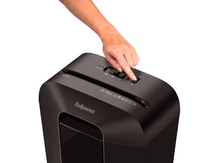 Fellowes Destructora LX-70D, Capacidad 11 Hojas, Partículas 4x40mm, Seguridad P-4, Grapas, Clips, Tarjeta, Papelera 18L