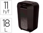 Fellowes Destructora LX-70D, Capacidad 11 Hojas, Partículas 4x40mm, Seguridad P-4, Grapas, Clips, Tarjeta, Papelera 18L