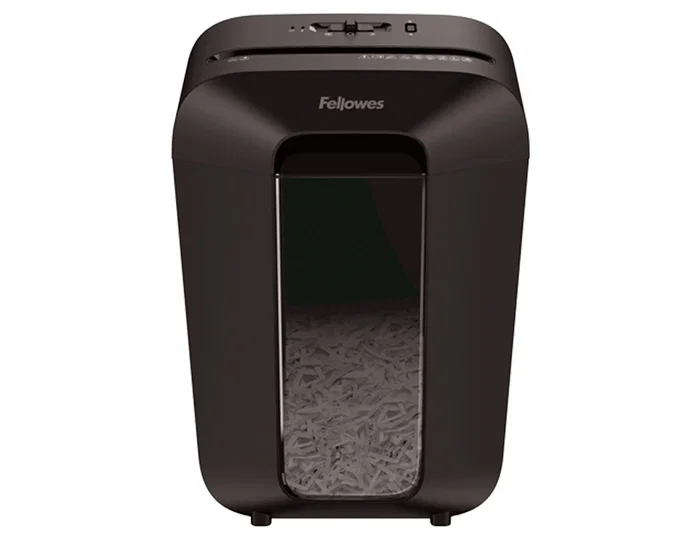 Fellowes Destructora LX-70D, Capacidad 11 Hojas, Partículas 4x40mm, Seguridad P-4, Grapas, Clips, Tarjeta, Papelera 18L