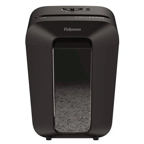 Fellowes Powershred LX70 Destructora de Papel 11 Hojas Corte Partículas P-4 4x40mm, 18L, para Grapas y Tarjetas, Color Negro