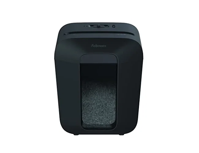Fellowes LX41M Mini-Cut Destructora de Papel Negra Fellowes LX41M Mini-Cut Destructora de Papel Negra