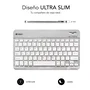 Subblim Teclado Smart BT Silver QWERTY Español
