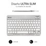 Subblim Smart BT Teclado Inalámbrico Bluetooth Plata