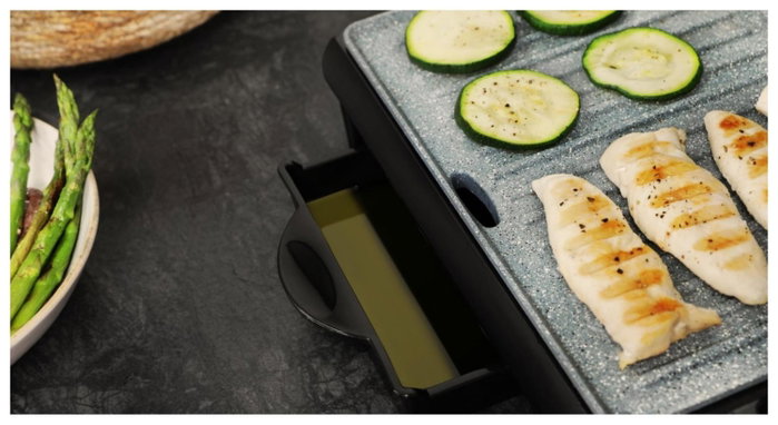 Cecotec Rock'nGrill 1500 Rapid srebrny Cecotec Rock'nGrill 1500 Rapid srebrny