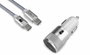 Subblim Cargador de Coche Dual PD20W+QC3.0 con Cable USB C a Lightning Blanco