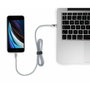 Subblim Cargador de Coche Dual PD20W+QC3.0 con Cable USB C a Lightning Blanco
