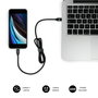 Subblim Cargador de Coche Dual PD20W+QC3.0 con Cable USB-C a Lightning Negro